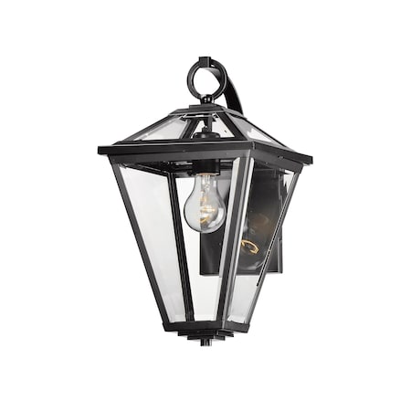 Maxim Lighting Prism 16'' Outdoor Wall Sconce, Black 30564CLBK